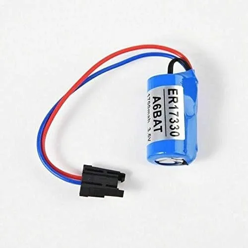 Vista 3 de Beacon Pet A6BAT ER17330V PLC Batería de litio tamaño 2/3A 1700mah con enchufe para Mitsubishi Servo(10 piezas)
