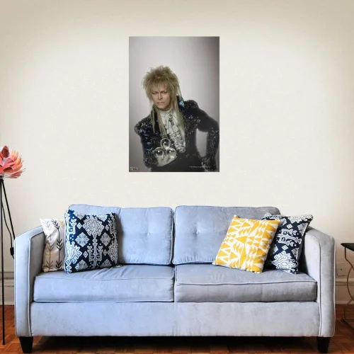 Vista 2 de GRAPHICS & MORE David Bowie As Jareth from The Labyrinth - Letrero para oficina en casa