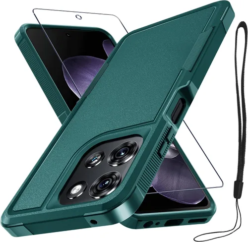Vista 66 de Funda compatible con Moto G 5G 2024, cuerpo completo, resistente, resistente, a prueba de golpes, con correa de cordón, protector de pantalla