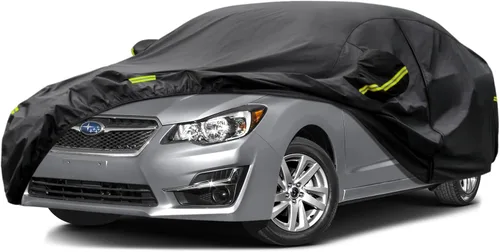 Vista 4 de Kaugung Funda para Coche de Ajuste Personalizado BMW Serie 3 E30 (1982-1994), 7 Capas Resistente al Viento Todo Clima Impermeable Cubierta Exterior