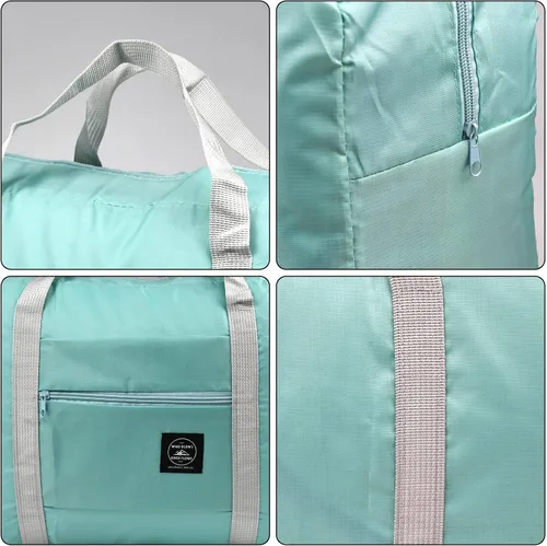 Vista 4 de Bolsa de viaje de gran capacidad, bolsa de almacenamiento de equipaje para hombres o mujeres, bolsa de viaje portátil, bolsa de almacenamiento