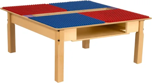 Vista 12 de Mesa DUPLO con canal y estante