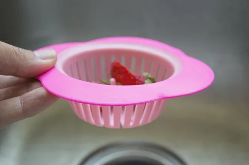 Vista 7 de Evri-Sink - Colador de fregadero con borde ancho grande, herramienta para fregaderos de cocina, se adapta a la mayoría de fregaderos de cocina