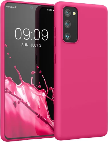 Vista 9 de kwmobile Funda compatible con Samsung Galaxy S20 FE - Funda protectora de silicona TPU suave y delgada - Rosa vintage