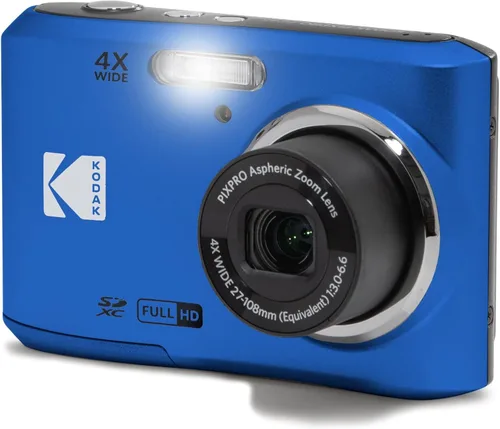 Vista 2 de KODAK PIXPRO FZ45-BK - Cámara digital de 16 MP con zoom óptico 4X, gran angular de 27 mm, video Full HD 1080P, pantalla LCD de 2.7" para vlogging