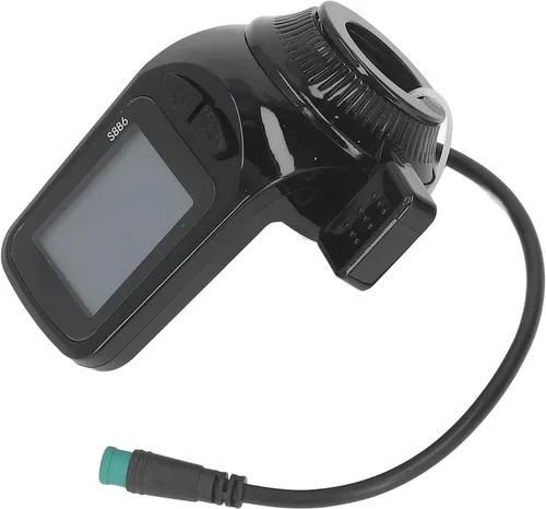 Vista 8 de Medidor de pantalla LCD eléctrico, 24 V, 36 V, 48 V, 60 V, pantalla LCD para scooter eléctrico, baja tasa de fallas, computadora con velocímetro