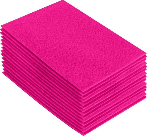 Vista 148 de FabricLA Hojas de fieltro acrílico para manualidades, cuadrados de fieltro precortados suaves de 4 x 4 pulgadas (3.9 in x 3.9 in), utiliza hojas