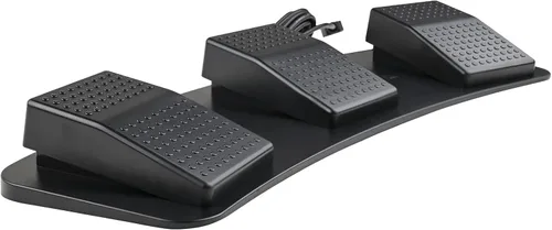 Vista 8 de Powboro Pedal de pie USB PC Triple 3 Teclas Interruptor de Control de Pie Teclado HID Programable Acceso directo Hotkey Mouse Acción