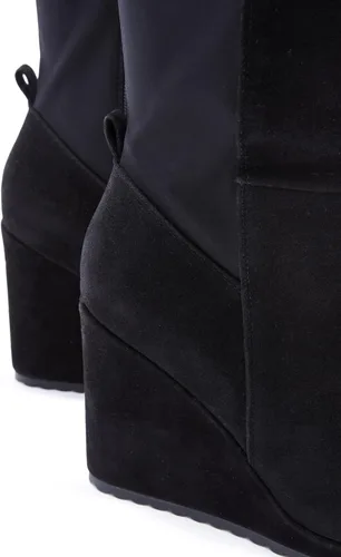 Vista 5 de JustFab Claire Botas de tacón para mujer - Botas de mujer, botas de cuña, botas para mujer, botas y botines para mujer - Botas casuales para mujer