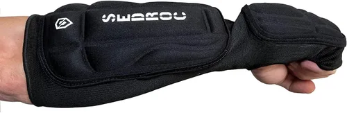 Vista 5 de Sedroc Protectores de antebrazo profesionales, mangas acolchadas con almohadillas para manos y brazos, 1 par
