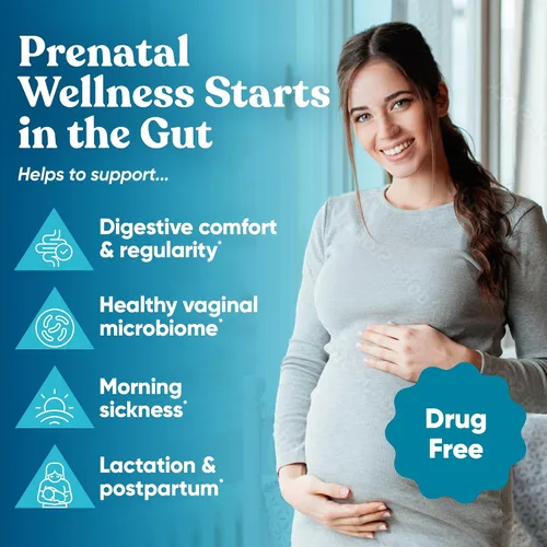 Vista 5 de Paquete prenatal natural – Multivitamínico prenatal Glow – Probióticos Momma para mamá y bebé