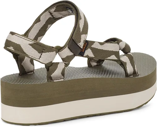 Vista 4 de Sandalia Teva de plataforma universal para mujer Balance Oliva Quemada