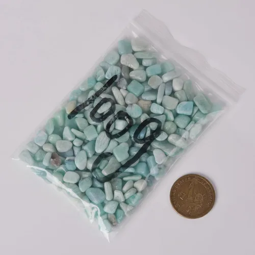 Vista 3 de 100 Gramos Piedras Pequeñas Pulimentadas y Trituradas para Adornos de Sanación