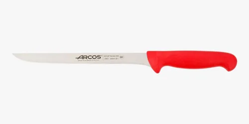 Vista 12 de Arcos Cuchillo de filete de acero inoxidable nitrum de 7 pulgadas. Mango ergonómico de polipropileno y hoja de 7.480 in. Cuchillo afilado