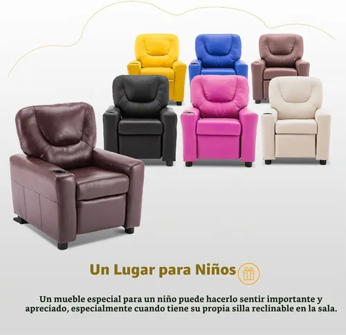Vista 4 de MCombo Silla reclinable para niños pequeños con pies antideslizantes 7240 Negro