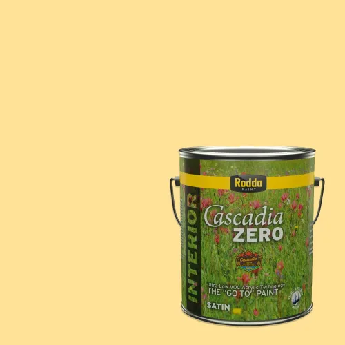 Vista 125 de Rodda Paint CASCADIA ZERO - Pintura e imprimación semibrillante para interiores en uno, cuarto de galón, madera de haya beechwood