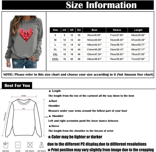 Vista 5 de TREBIN Sudaderas con capucha para mujer, para otoño e invierno, básicas, versátiles, casuales, sueltas, a la moda, con estampado de manga larga