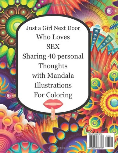 Vista 2 de NAUGHTY GIRL CONFESSIONS Coloring Book Adults and Mature Teens Coloring Book Confessions and Thoughts.