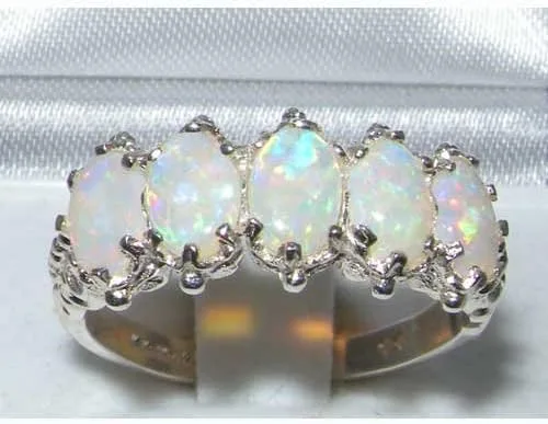 Vista 2 de Anillo de eternidad para mujer de plata de ley 925.