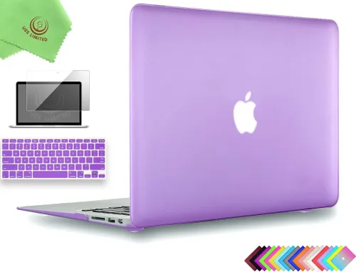 Vista 36 de UESWILL Funda rígida mate 3 en 1 compatible con MacBook de 12 pulgadas con pantalla Retina modelo A1534 + funda de teclado y protector de pantalla