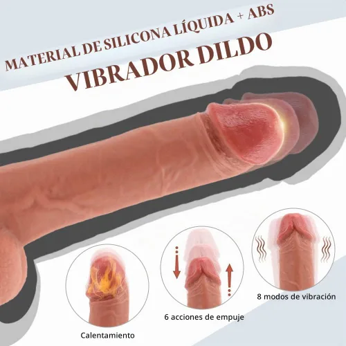 Vista 2 de Dilbo - Juguete realista de silicona para mujer, con control remoto para jugar con manos libres (8.66 pulgadas, 09)