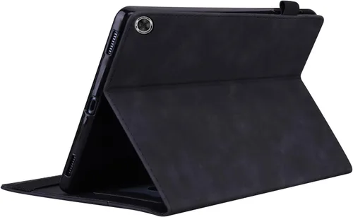 Vista 4 de Funda tipo folio para Amazon Fire Max 11 2023 (13ª generación), piel sintética, soporte multiángulo, carcasa trasera de poliuretano termoplástico