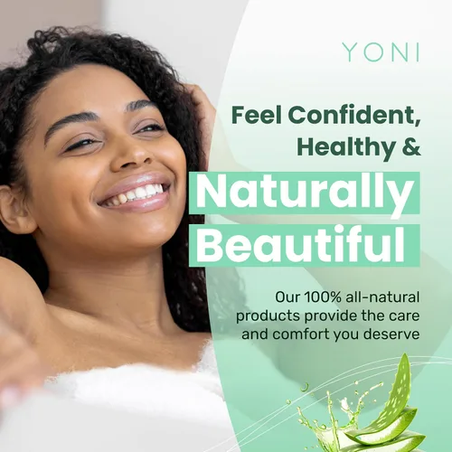 Vista 4 de Yoni Gel Wash de cuidado femenino totalmente natural Potente limpiador diario a base de plantas para áreas íntimas Control de olores, apoyo