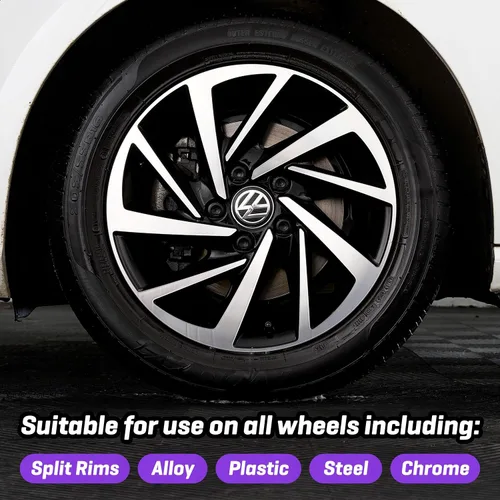 Vista 5 de CarPlan Demon Wheels 1 L (34 fl oz) - Limpiador rápido para ruedas