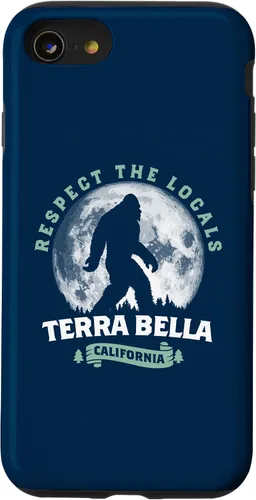 Vista 8 de iPhone 12 mini Terra Bella California Bigfoot Night Walk Retro Case