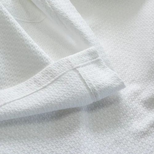 Vista 5 de KISBINI Albornoz largo con capucha 100% algodón para niños