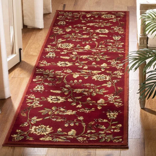 Vista 28 de SAFAVIEH - Alfombra de acento de la colección Lyndhurst, 3'3" x 5'3", color negro y multi, diseño floral tradicional, no desprende pelusa y de fácil