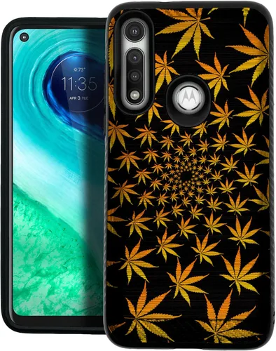 Vista 18 de CasesOnDeck - Funda de doble capa compatible con Motorola Moto G Power (2020) [Armadura cepillada] Carcasa de dos piezas de metal cepillado