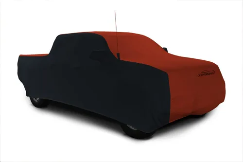 Vista 13 de Coverking Custom Fit Funda de coche para Select Ford modelos – satén elástico, Negro