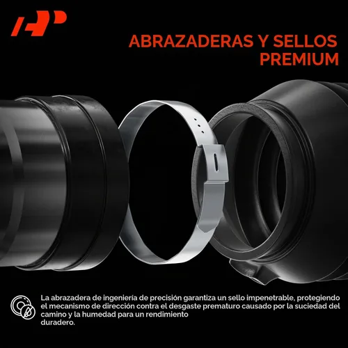 Vista 7 de A-Premium - Cremallera y piñón de dirección hidráulica compatible con Volkswagen Jetta 2000-2005, Golf 2000-2006, Beetle 1998-2010 Compatible