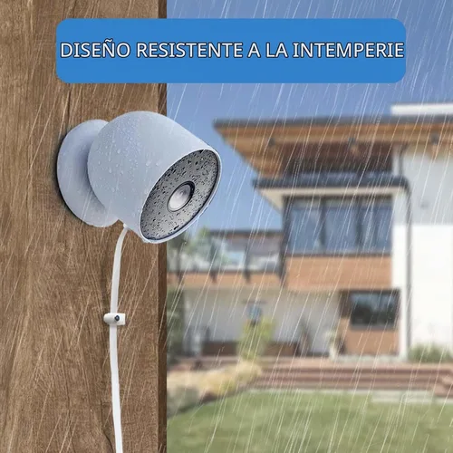 Vista 7 de DIANMU Cable de alimentación de 20 pies con adaptador para Google Nest Cam Blanco
