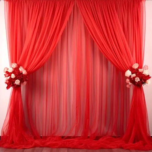 Vista 23 de Cortina de telón de fondo de tul azul bebé de 10 x 10 pies para fiestas, cortinas de fondo transparentes para bodas, baby shower, baby shower