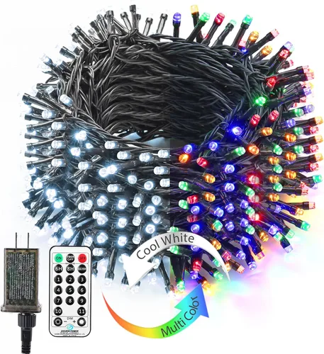 Vista 9 de Brizled Luces de Navidad inteligentes, 66 pies, 200 luces LED que cambian de color, aplicación y control de voz, luces de árbol de Navidad