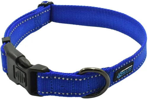 Vista 20 de Max and Neo NEO - Collar reflectante con hebilla de nailon para perro, donamos un collar a un rescate de perros por cada collar vendido (XS, negro)