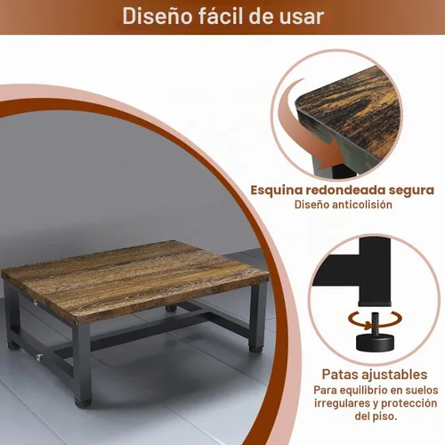 Vista 3 de Taburete de Paso de Madera para Niños Pequeños, Niños y Adultos, Taburetes de Paso Resistentes con Capacidad de Carga de 300 Libras, Taburete