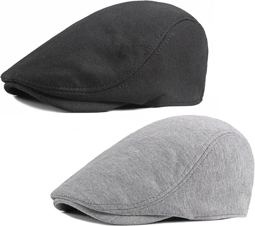 Vista 12 de DIYDECAL Paquete de 2 gorras planas para hombre Ivy Gatsby Newsboy