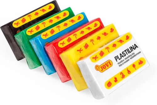 Vista 3 de Jovi - Pack de Plastilina, Arcilla de Modelado Reutilizable y Sin Secar, 24 Barras de Plastilina de 1.75oz, 100% a Base de Vegetales, Surtido de 6 6