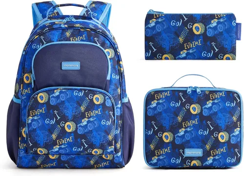 Vista 30 de mommore Juego de mochila para niños y niñas de 4 a 8 años A-dinosaurio