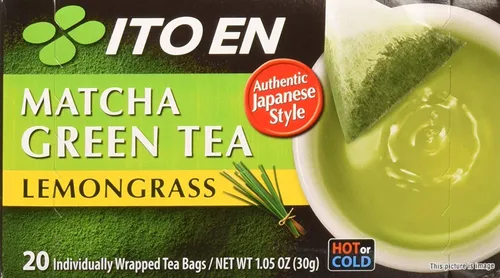 Vista 3 de Bolsa de té verde Matcha Itoen, jengibre, 1.06 oz
