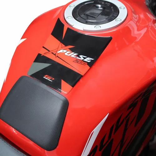 Vista 6 de GP Kompozit Almohadilla de tanque verde compatible con Hero Xpulse 200 2020-2023