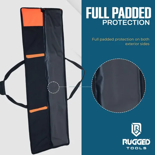 Vista 2 de Bolsa de riel guía de Rugged Tools - Bolsa protectora para rieles guía de sierra de hasta 59