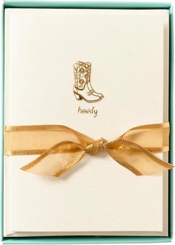 Vista 22 de Graphique Tarjetas de Apple, paquete de 10 tarjetas con sobres, saludos para todas las ocasiones, interior en blanco, relieve de lámina dorada