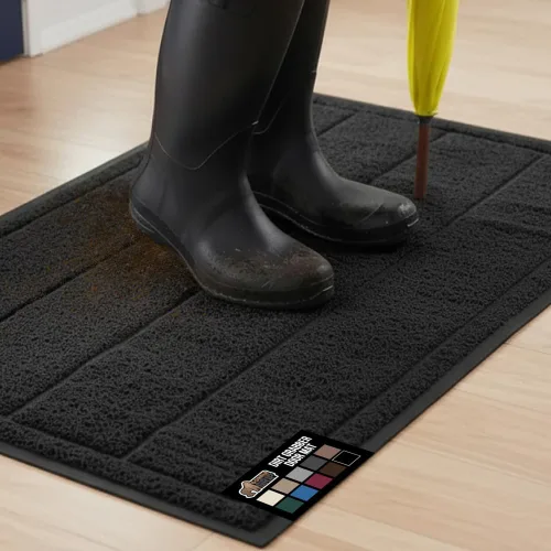 Vista 12 de GORILLA GRIP Dirt Grabber - Tapete de malla para puertas, de bajo perfil, resistente a manchas y decoloración, tiras de secado rápido resistentes