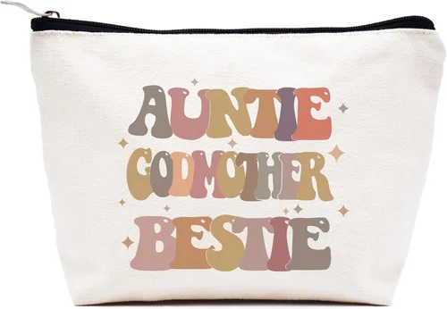 Vista 27 de LIBIHUA Bolsa de maquillaje para mujer, bolsa de cosméticos regalos para ella, bolsa de viaje femenina, Beige, 1 en mi era de Lacrosse Mom