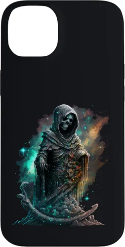 Vista 15 de Santa Muerte - Carcasa para iPhone 17, diseño de folklore mexicano