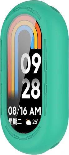 Vista 2 de Funda protectora para Mi Band 8, a prueba de golpes, resistente a los golpes, funda de parachoques para Xiaomi Mi Band 8 Activity Tracker Agua